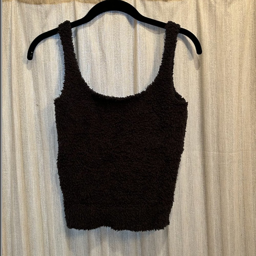 Skims Cozy Knit Crop Top
